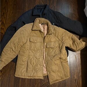 Tan Quilted women’s Jackets lot